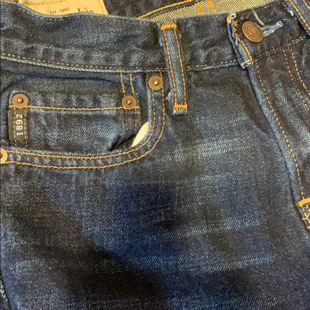 Abercrombie Kids Classic Straight Leg Blue Jeans